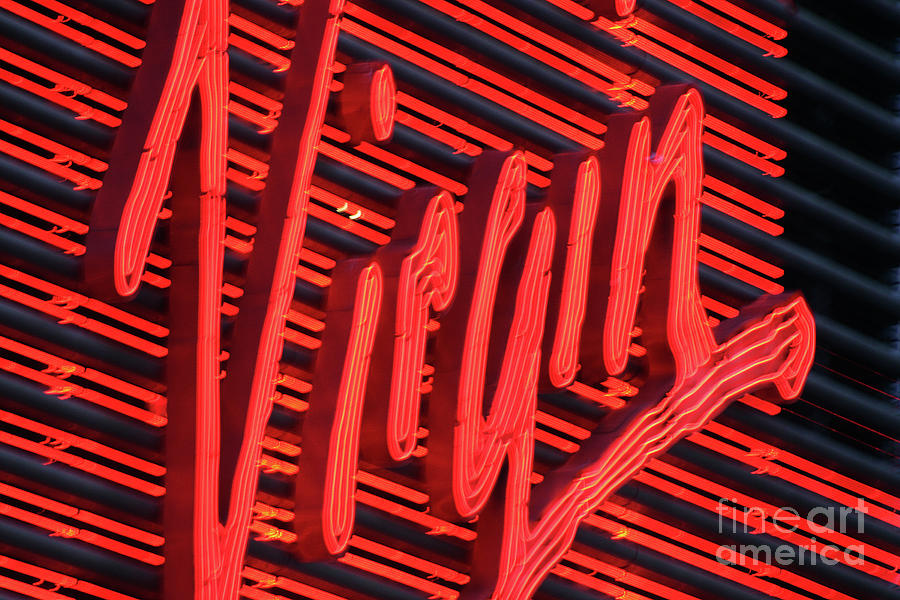 Virgin Neon Sign Photograph by Steven Spak