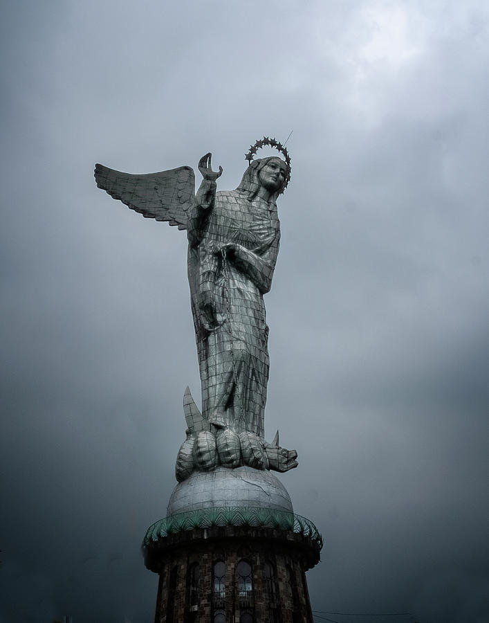 Quito Photograph - Virgin of El Panecillo by Richard Smith