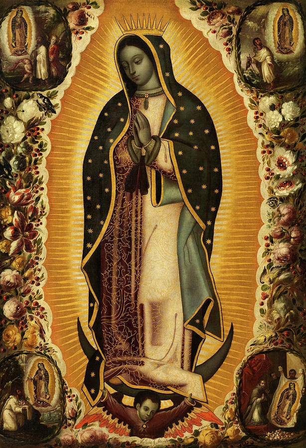 Our Lady of Guadalupe Painting by Miguel Cabrera | Pixels