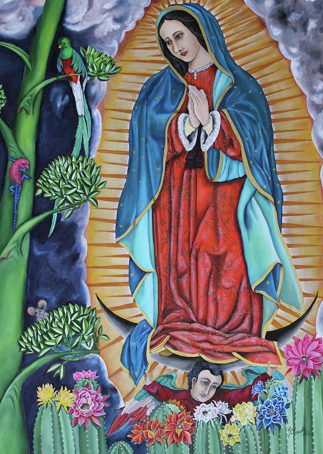 Virgin of Guadalupe Painting by Jleopold Jleopold