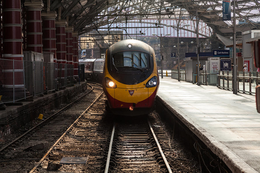 Virgin Pendolino at Liverpool Lime Street Station Photograph by Wcjohnston