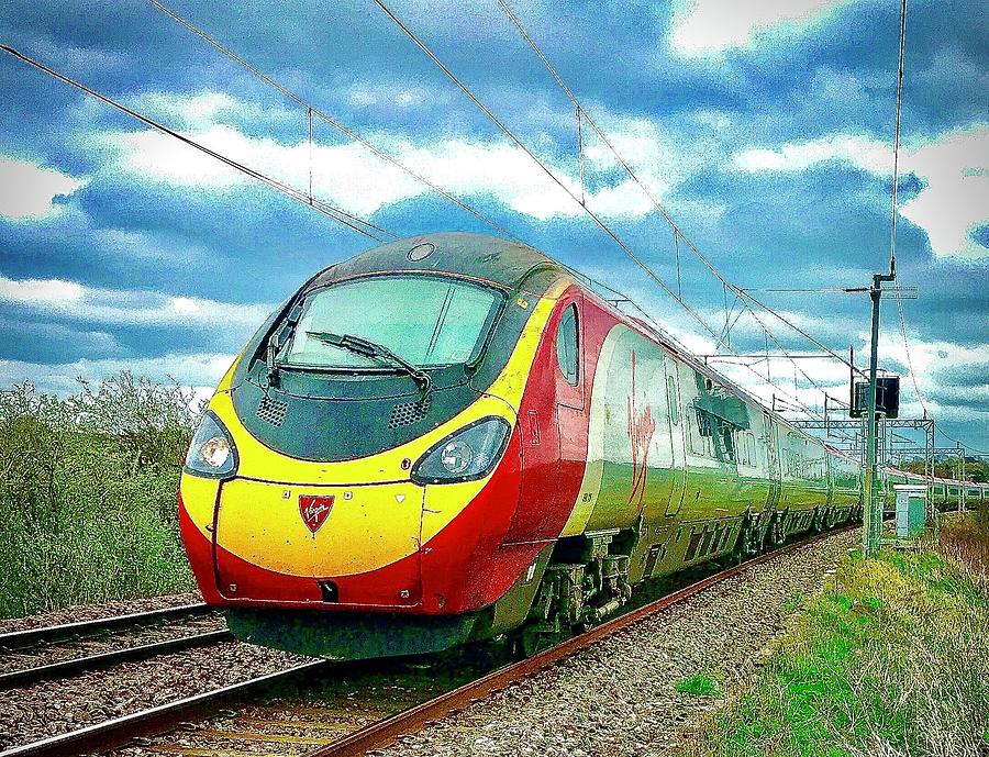 BR Class 390 Virgin Pendolino Photograph by Gordon James - Fine Art America