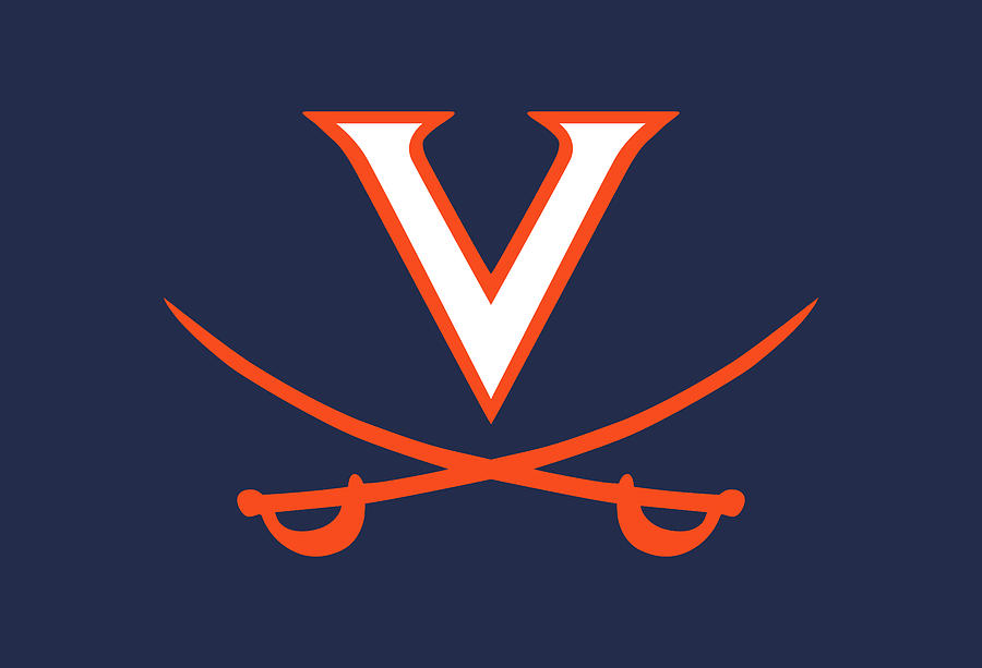 Virginia Cavaliers logo Digital Art by Red Veles