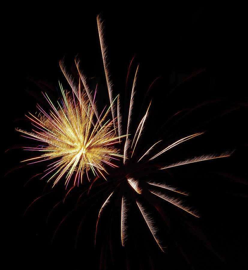 Virginia City Fireworks 14 Photograph