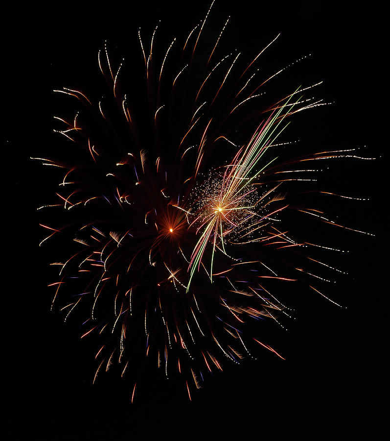 Virginia City Fireworks 15 Photograph