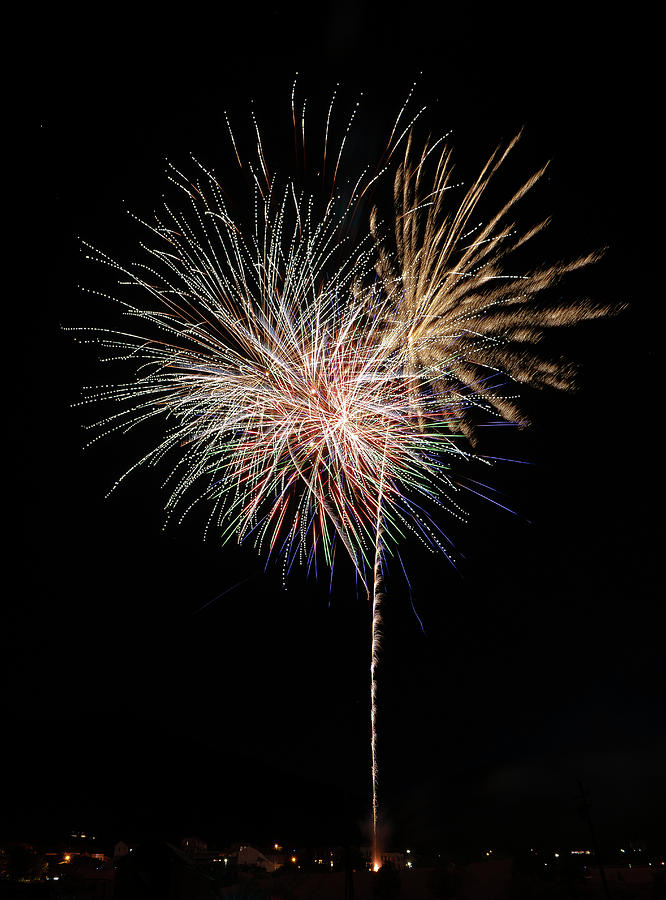 Virginia City Fireworks 30 Photograph