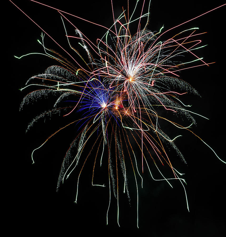 Virginia City Fireworks 6 Photograph
