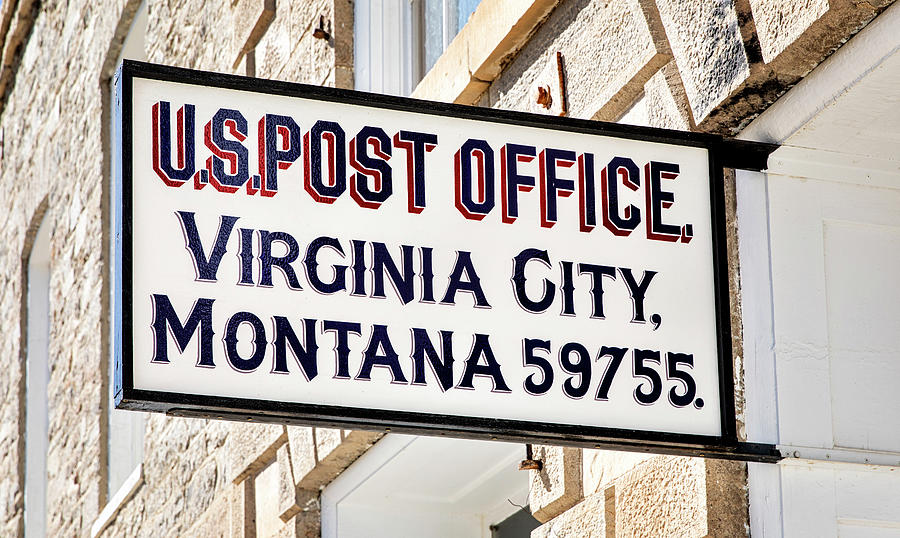 Virginia City Post Office Photograph by Stephen Stookey