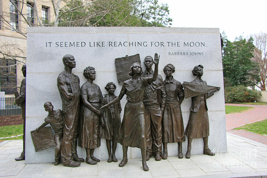 Virginia Civil Rights Monument in Richmond VA 7967 Photograph by Jack Schultz