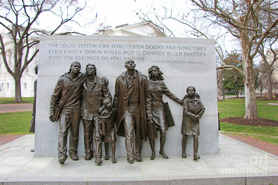Virginia Civil Rights Monument in Richmond VA 7970 Photograph by Jack Schultz