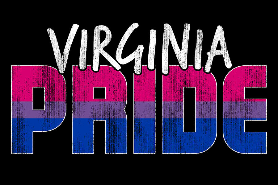Virginia Pride Bisexual Flag Digital Art By Patrick Hiller Pixels 
