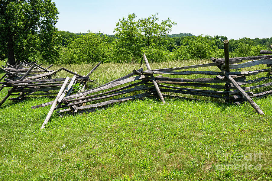 Virginia Rail Fence at Gettysburg Photograph by Bob Phillips