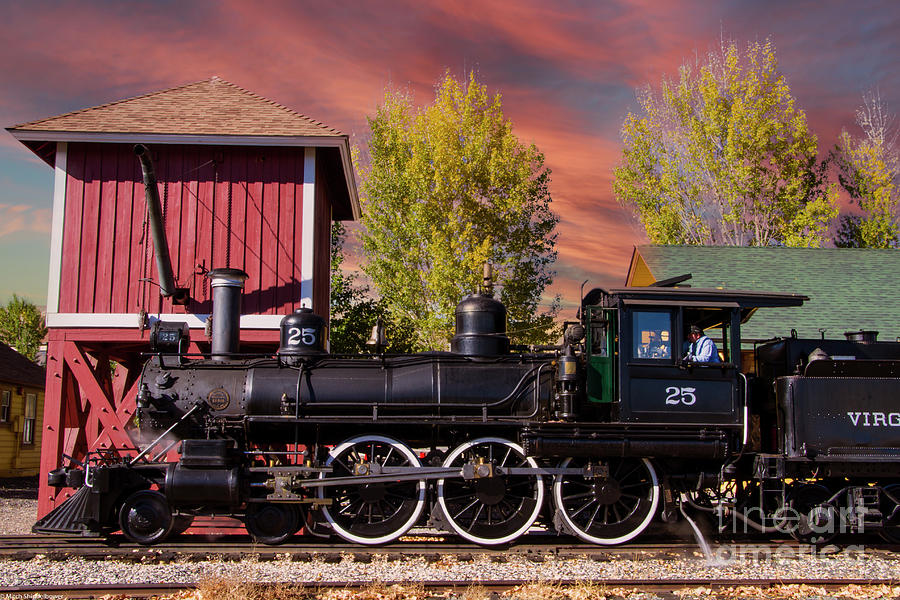 Virginia Truckee Railroad  Photograph by Mitch Shindelbower