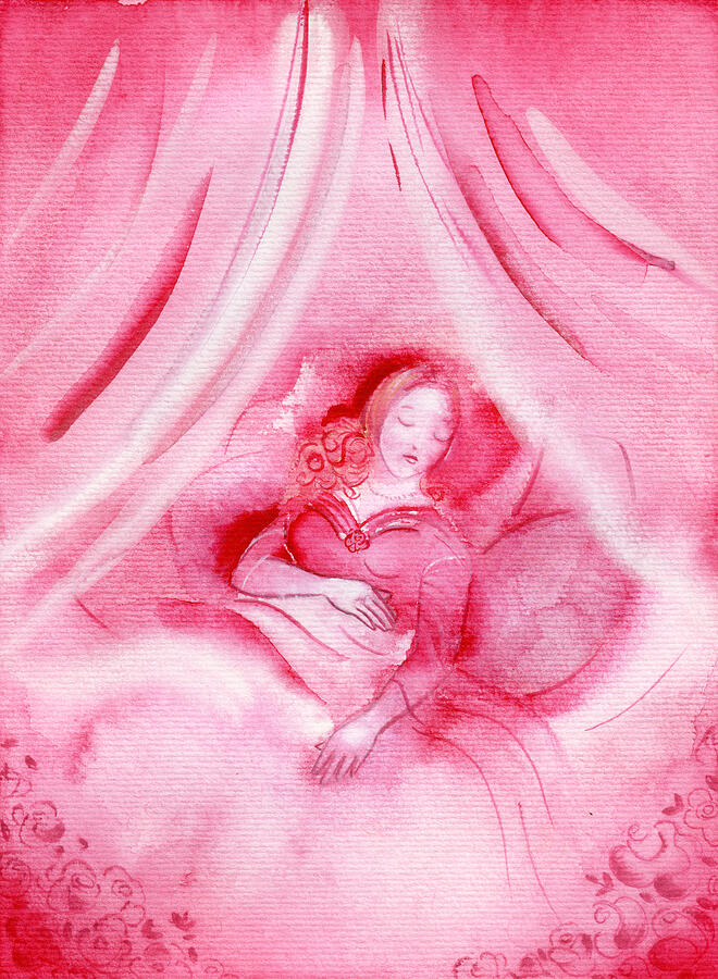 Virgo - sleeping beauty Drawing by Mammuth
