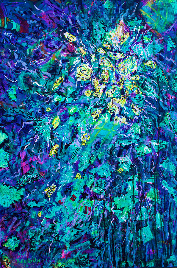 Viridescence Painting by Polly Castor