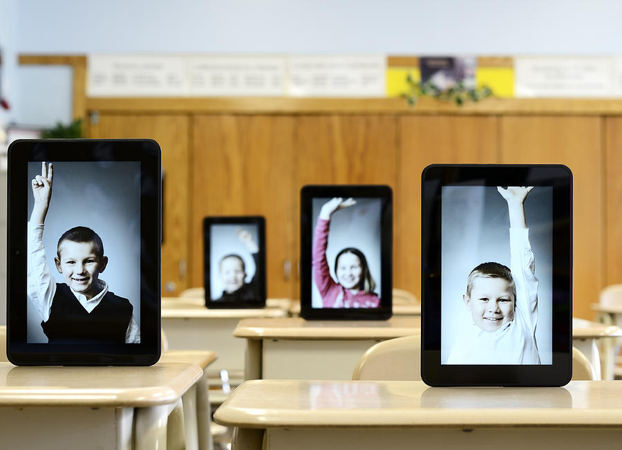 Virtual classroom Photograph by Chbd