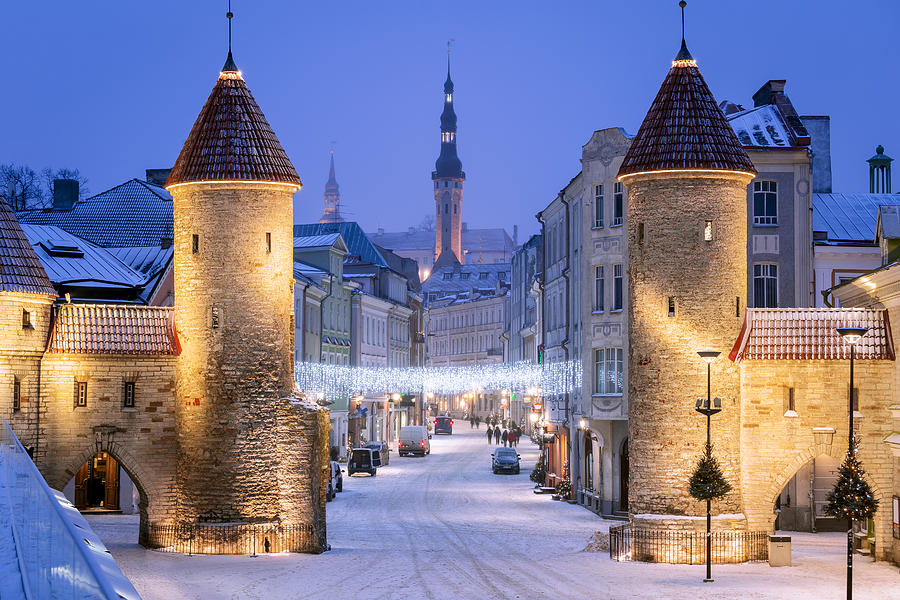 Viru Väravad, Viru Gate, Tallinn, Estonia Photograph by Joe Daniel Price