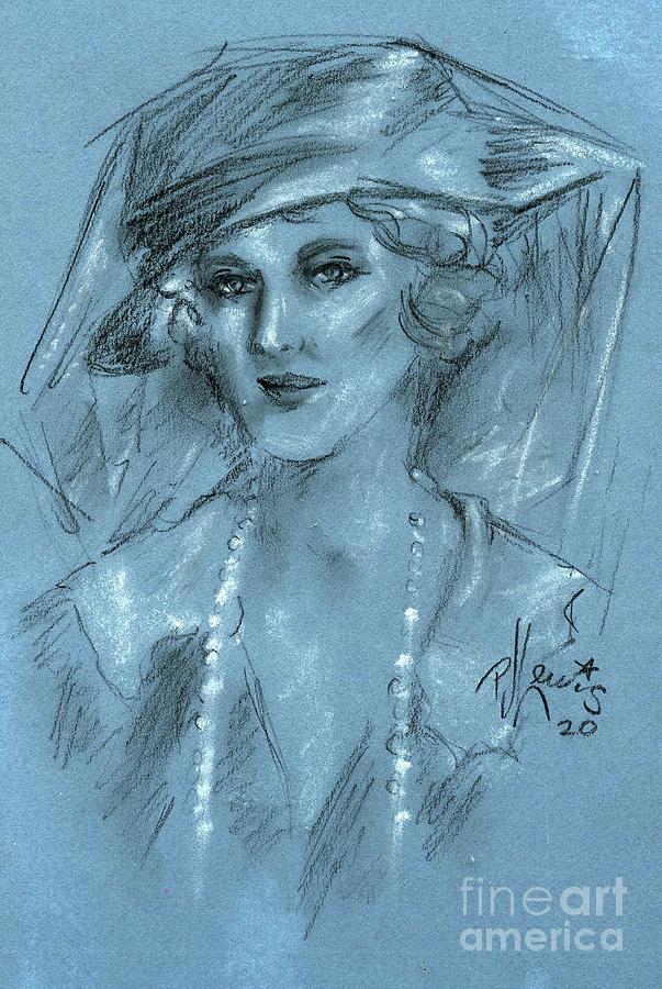 Viscountess Drawing by PJ Lewis