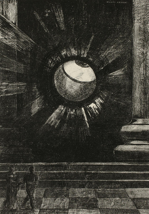 Vision, plate eight from In Dreams Relief by Odilon Redon