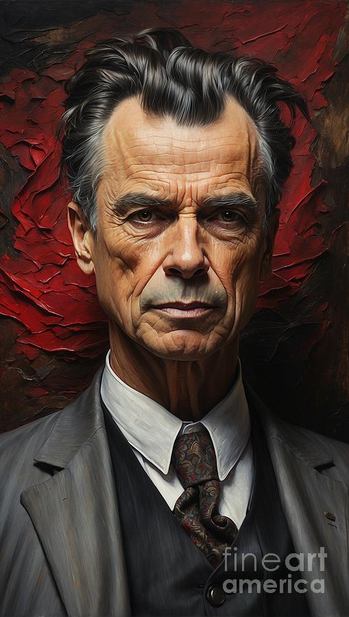 Visionary Reflections A Portrait of Aldous Huxley Digital Art by Sapiens Verbum Visionary Reflections A Portrait of Aldous Huxley Digital Art by Sapiens Verbum