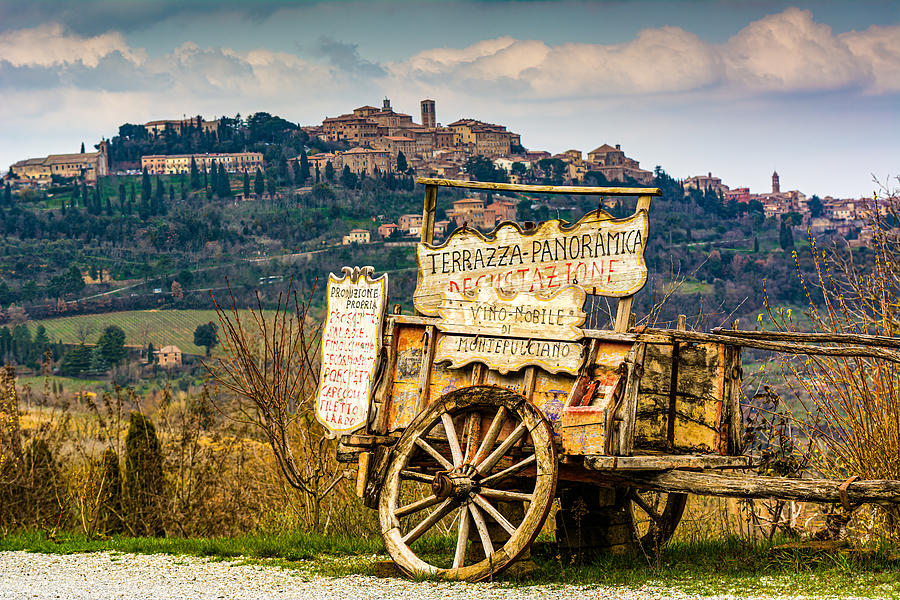 Visions of Montepulciano Photograph by Douglas Wielfaert