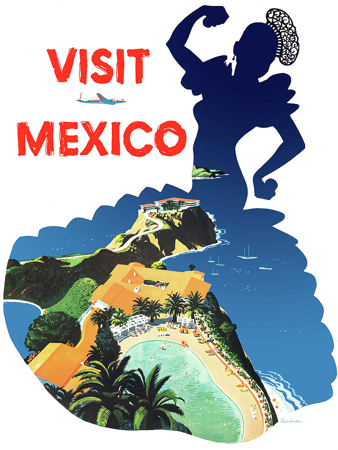 Visit Mexico Digital Art by Long Shot