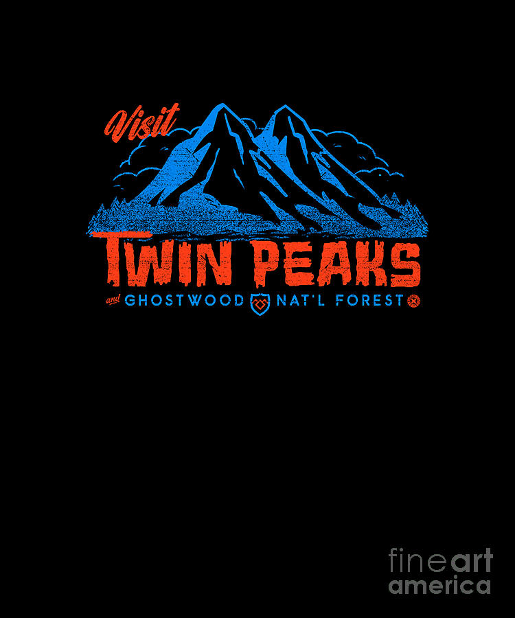 Visit Twin Peaks Digital Art By Rebecca Hohmann 