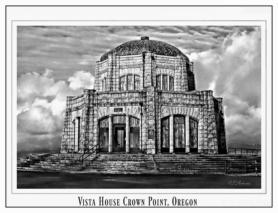 Vista House Crown Point Oregon Photograph