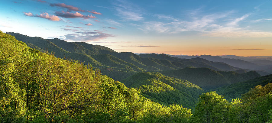 Vista in the Blue Ridge Mountains Photograph by Eric Albright