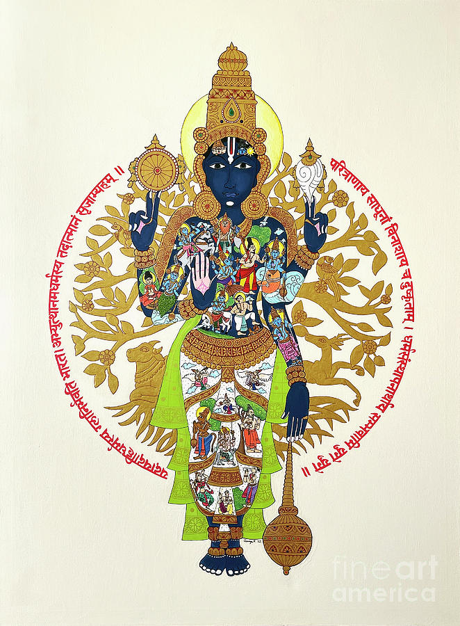 Buddha Painting - Viswaroopam by Aanyas Art 4 Earth