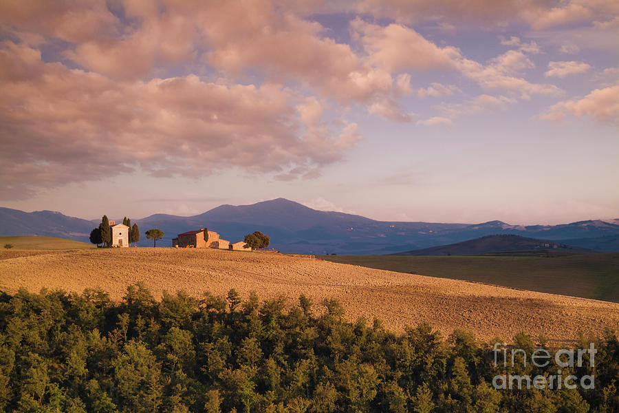 Vitaleta chapel between Pienza and San Quirico d Orcia, Tuscany, Italy Photograph by Neale And Judith Clark