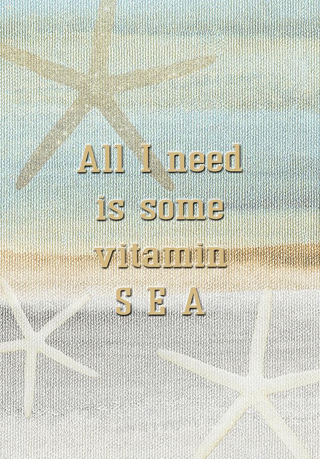 Vitamin SEA Digital Art by HH Photography of Florida