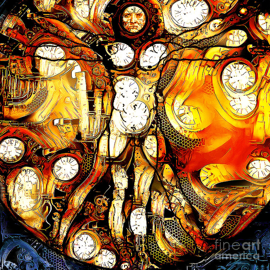 Vitruvian The Man In The Machine 20210215 v2 Photograph by Wingsdomain Art and Photography