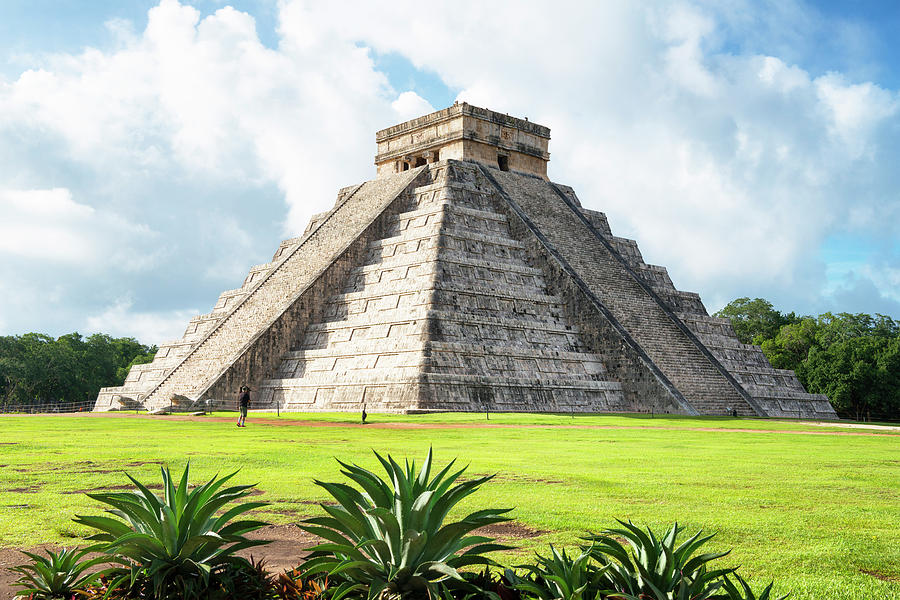 Viva Mexico Collection - Chichen Itza Cancun Photograph by Philippe HUGONNARD
