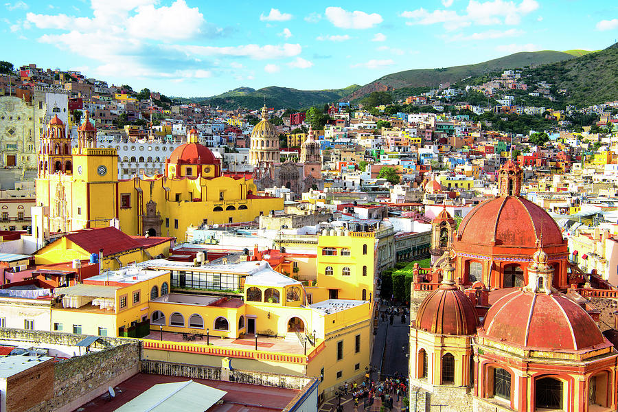 Viva Mexico Collection - Colorful Guanajuato I I Photograph by Philippe HUGONNARD