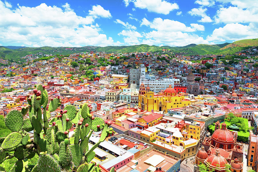 Viva Mexico Collection - Guanajuato I I Mixed Media by Philippe HUGONNARD