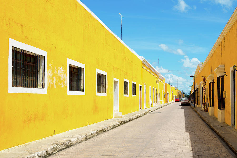 Viva Mexico Collection - Izamal Yellow City I Photograph by Philippe HUGONNARD