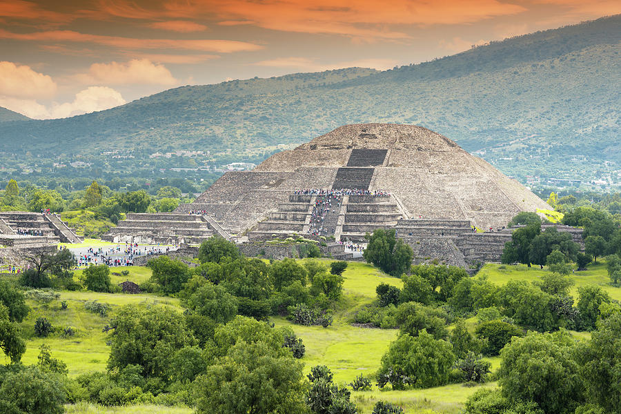 Viva Mexico Collection - Teotihuacan Pyramid of the Sun Photograph by Philippe HUGONNARD Viva Mexico Collection - Teotihuacan Pyramid of the Sun Photograph by Philippe HUGONNARD