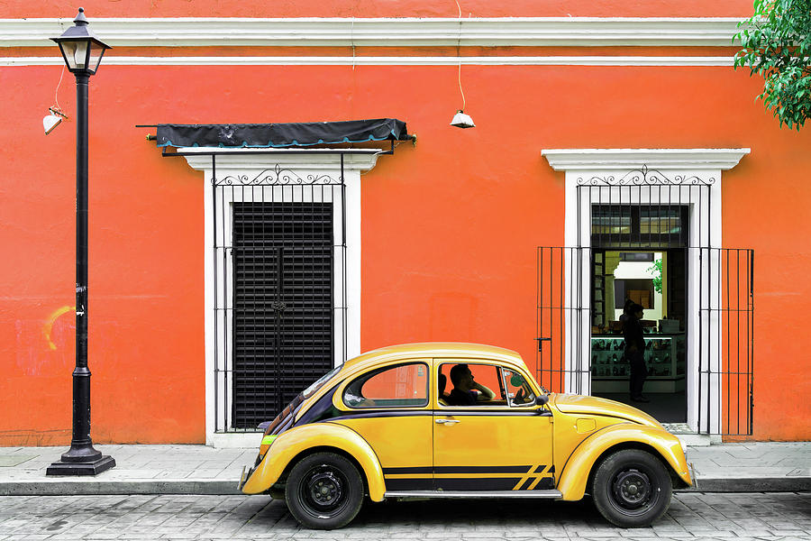 Viva Mexico Collection - VW Beetle Car I Photograph by Philippe HUGONNARD