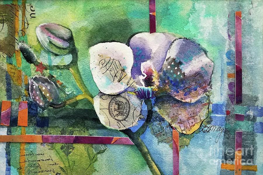 Viva Orchid Painting by Lucy Lemay