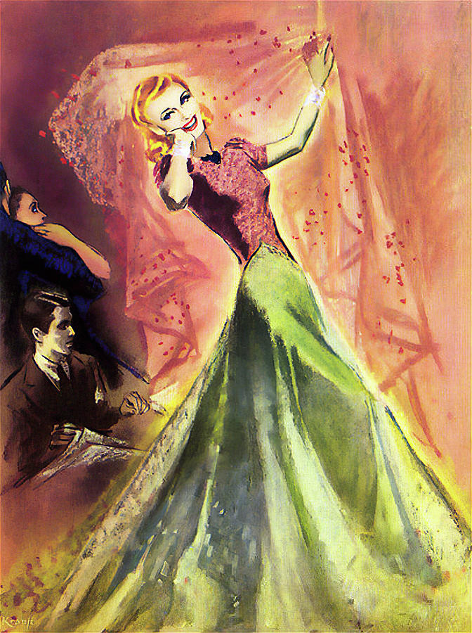 Vivacious Lady-b, 1938, movie poster painting Painting by Movie World Posters
