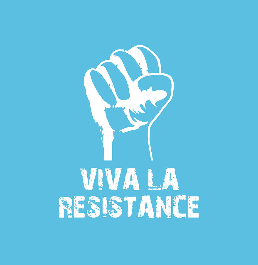 Vive La Resistance Logo Painting by Mawar Onara - Fine Art America