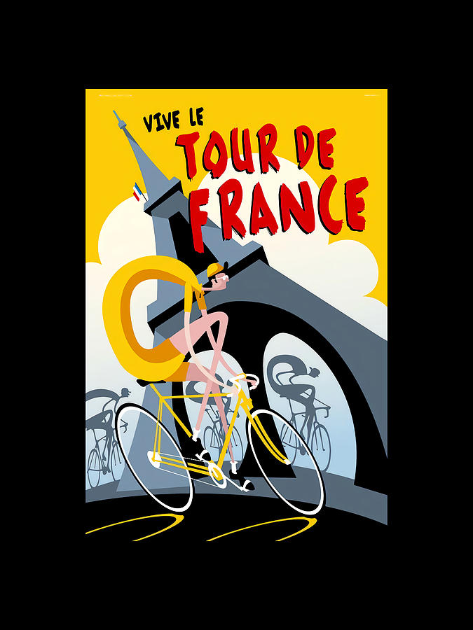 Vive Le Tour De France Digital Art by Scabi Herb - Fine Art America