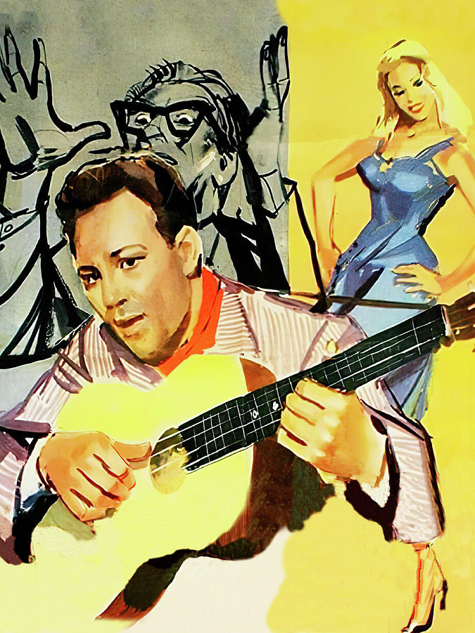 Vivendo Cantando, 1957, movie poster base art Painting by Movie World Posters