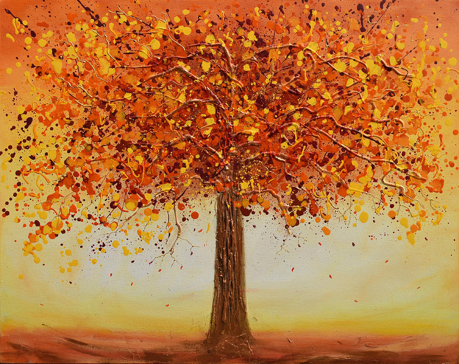 Vivid Autumn Painting by Amanda Dagg