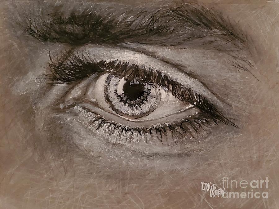 Eye Drawing - Vivid by Ebaino Luxuer