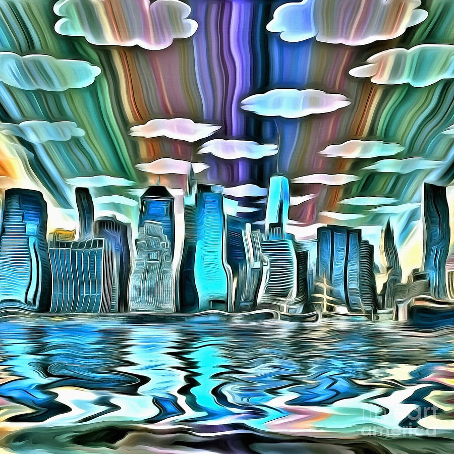 Vivid Manhattan Digital Art