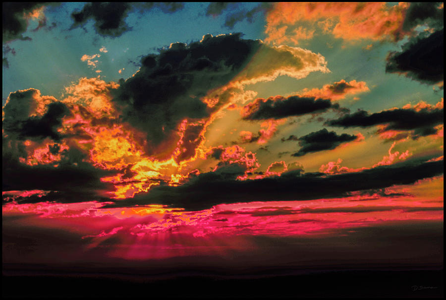 Vivid Sunset from Steptoe Butte Photograph by David Sams - Fine Art America