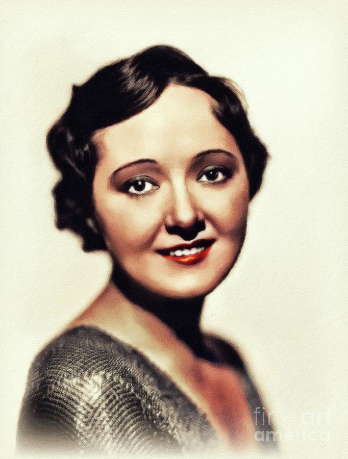 Vivienne Osborn, Vintage Actress Painting by Esoterica Art Agency - Pixels