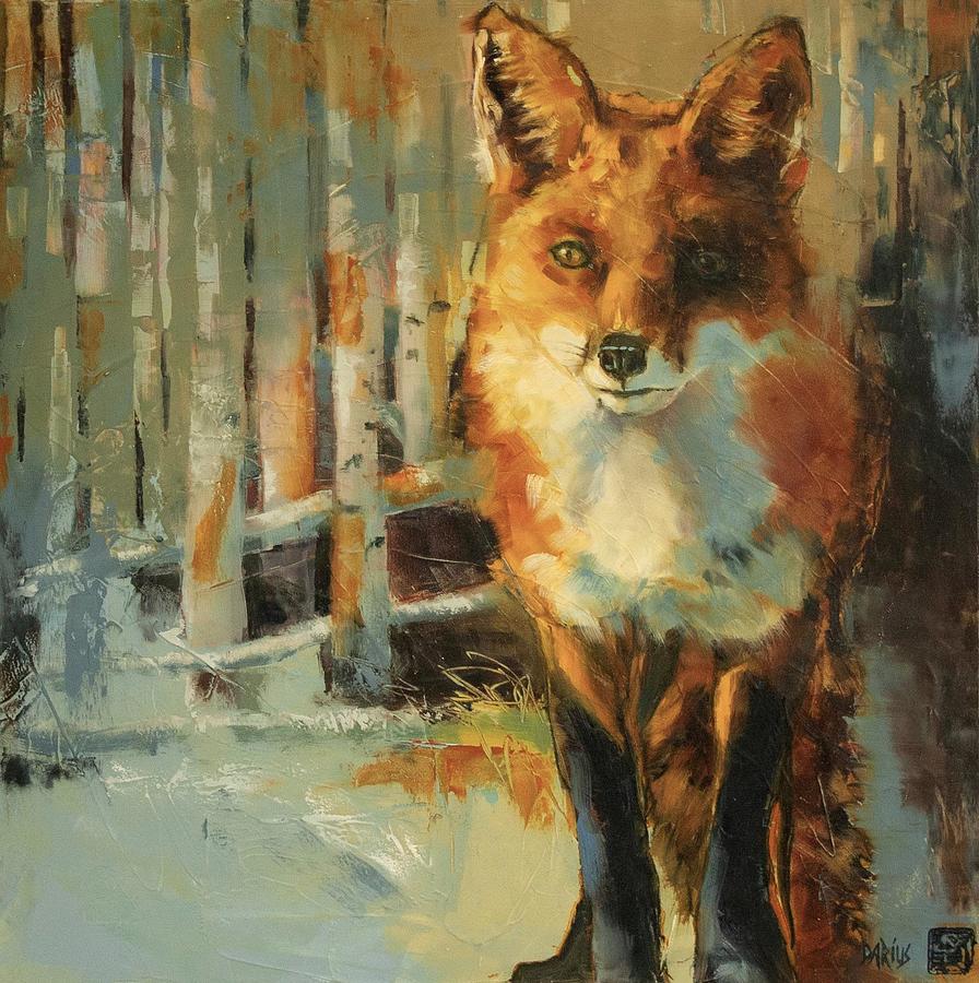 Vixen Painting by Sue Darius - Fine Art America